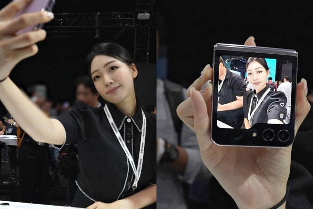 Lotte　Home　Shopping's　virtual　human　Lucy　attended　the　Galaxy　Unpacked　event