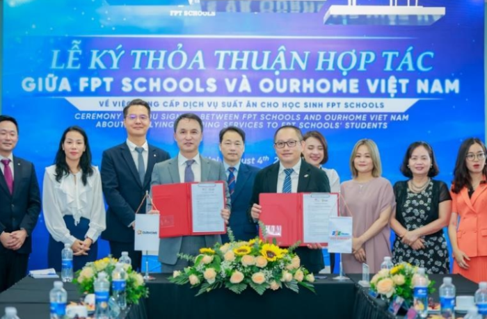 Ourhome　strikes　catering　deal　with　Vietnam's　FPT　Education