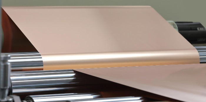 Copper foil (Courtesy of Lotte Energy Materials)