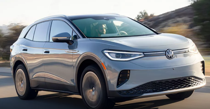 The Volkswagen ID.4 EV. Hyundai Mobis wins a deal to supply a key component for Volkswagen’s next-generation EV platform (File photo, Courtesy of Volkswagen)