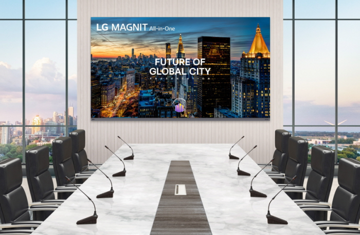 LG Elec. showcases micro LED optimized for business spaces