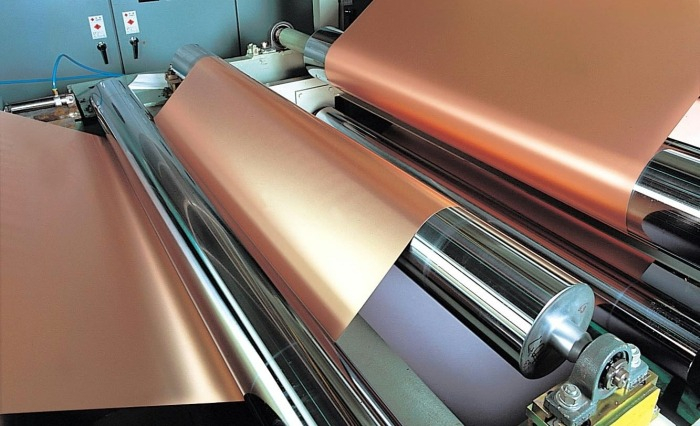 Lotte　Energy　Materials'　copper　foil　production　line