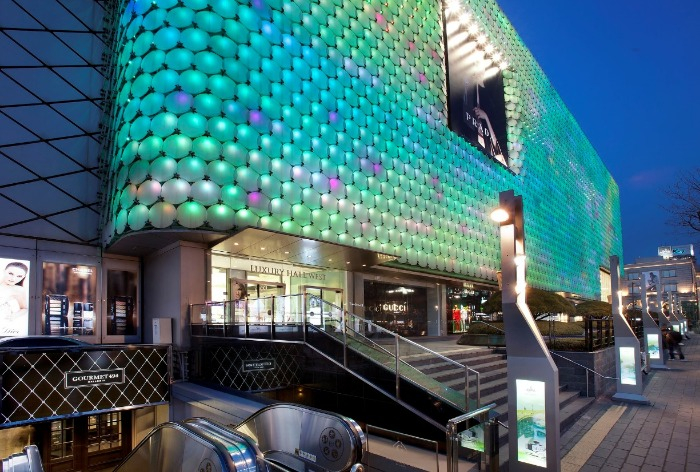 Hanwha Galleria Department store in Seoul