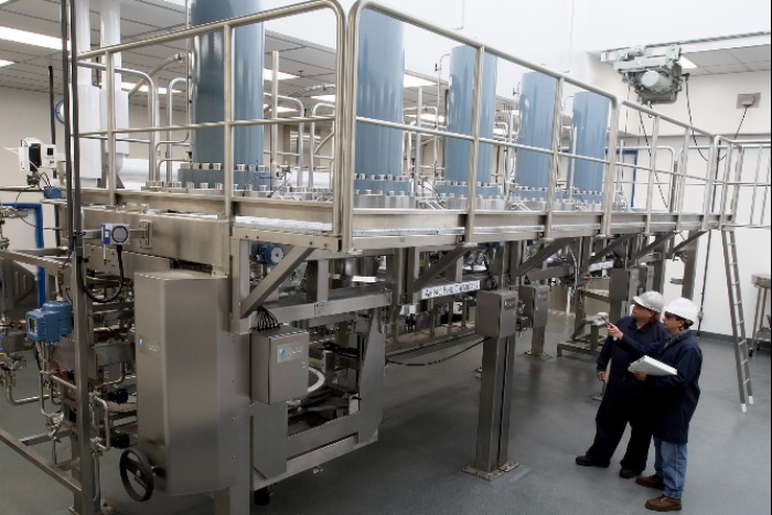 Inside of AMPAC Fine Chemicals' small molecule drug plant (Courtesy of SK Pharmteco)