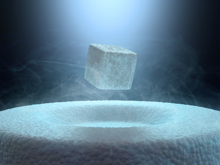 Image　of　a　superconductor　(Courtesy　of　Getty　Images)