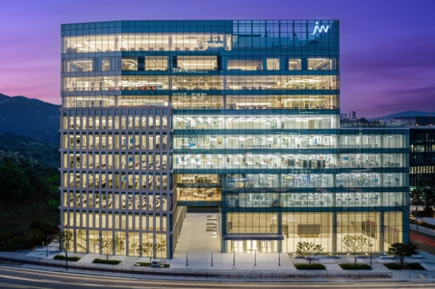 The headquarters of JW Pharmaceutical in Gwacheon