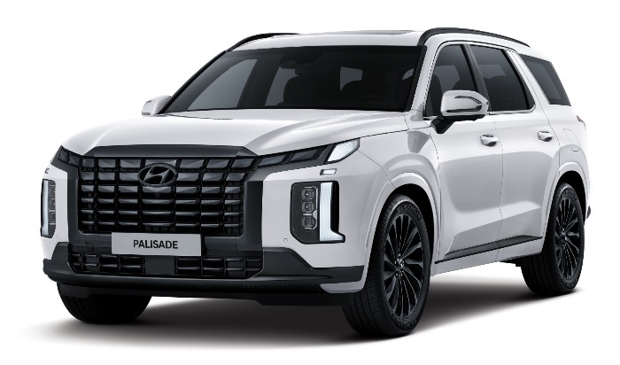 The　2024　Hyundai　Palisade　Black　Edition,　a　facelift　of　its　flagship　SUV