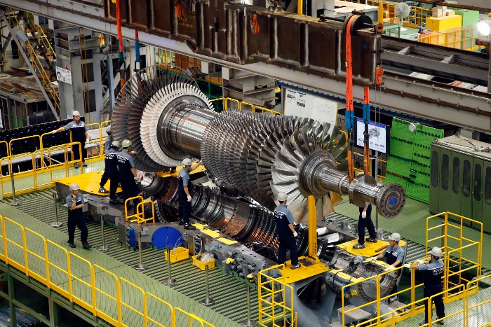 Doosan　Enerbility's gas　turbine　for　power　generation