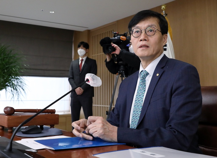 Bank　of　Korea　Governor　Rhee　Chang-yong　(File　photo,　courtesy　of　Yonhap)