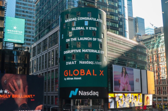 Ad　for　Global　X,　the　New　York-based　ETF　manager　owned　by　Mirae　Asset　Securities　(Courtesy　of　Mirae　Asset) 