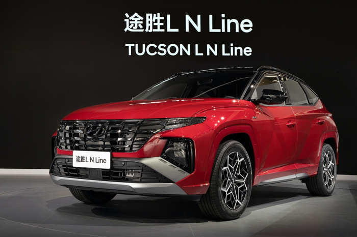 Hyundai　Motor's　Tucson　at　the　2021　China　Guangzhou　International　Automobile　Exhibition