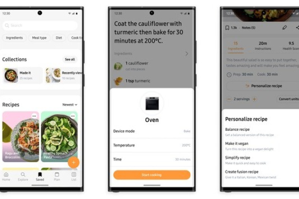 Samsung　launches　AI-based　diet　suggestion　platform