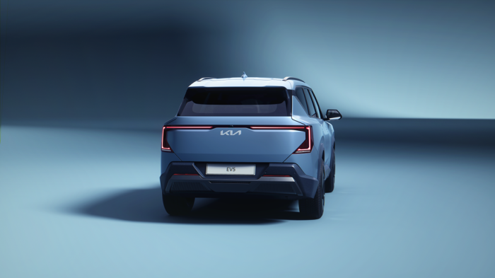 Rear of Kia's EV5, its first China-made global electric car
