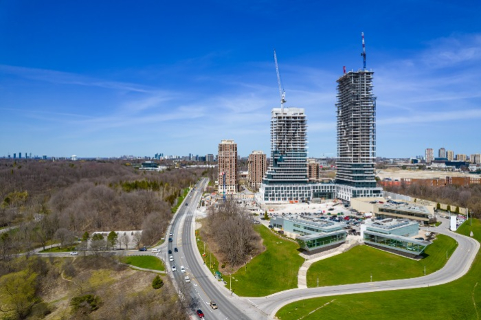 New buildings under construction (Courtesy of Getty Images)