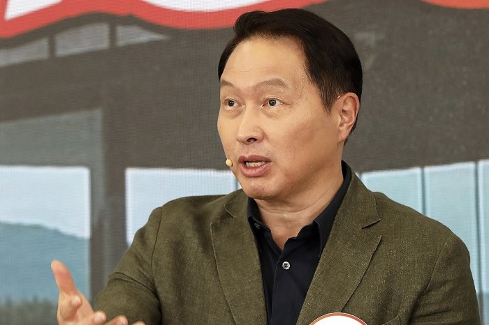 SK Group Chairman Chey Tae-won (Courtesy of Yonhap News)