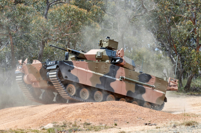 The Hanwha Aerospace-made armored vehicle Redback (Courtesy of Hanwha Aerospace)