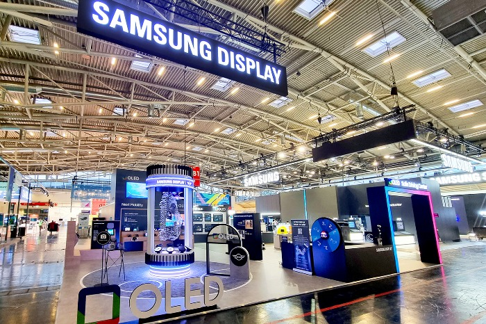 Samsung　Display　booth　at　IAA　Mobility　2023　in　Munich,　Germany　(Courtesy　of　Samsung　Display)