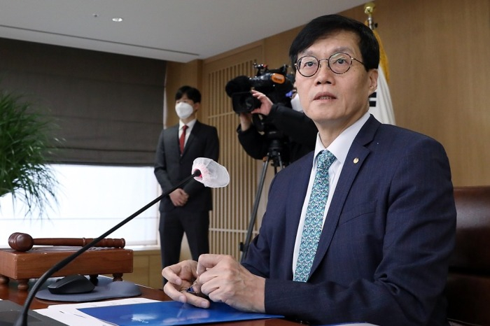 Bank　of　Korea　Governor　Rhee　Chang-yong　(File　photo,　courtesy　of　Yonhap)