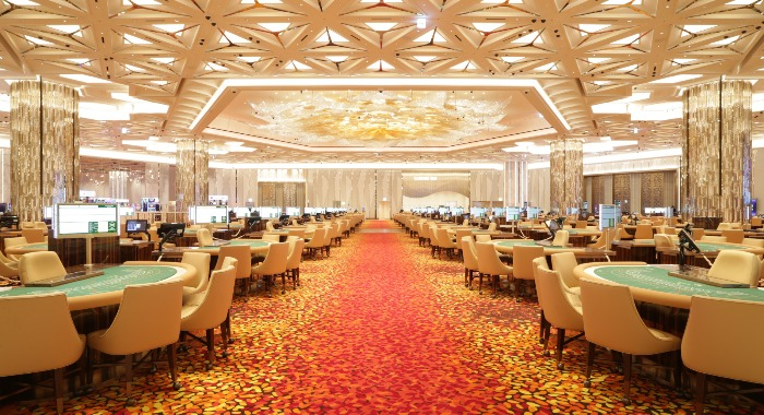 The　casino　hall　in　Jeju　Dream　Tower　(Courtesy　of　Lotte　Tour　Development)