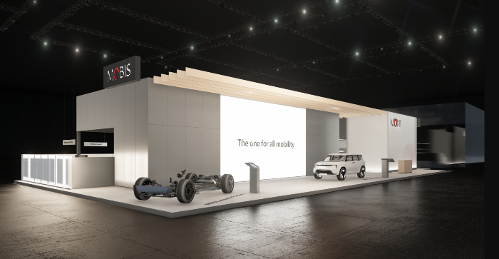 Hyundai　Mobis　booth　image　at　IAA　Mobility　2023　(Courtesy　of　Hyundai　Mobis) 
