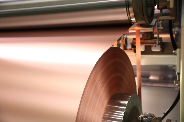 Copper　foil　production　line　at　SK　Nexilis　(Courtesy　of　SKC,　SK　Nexilis'　parent　company)