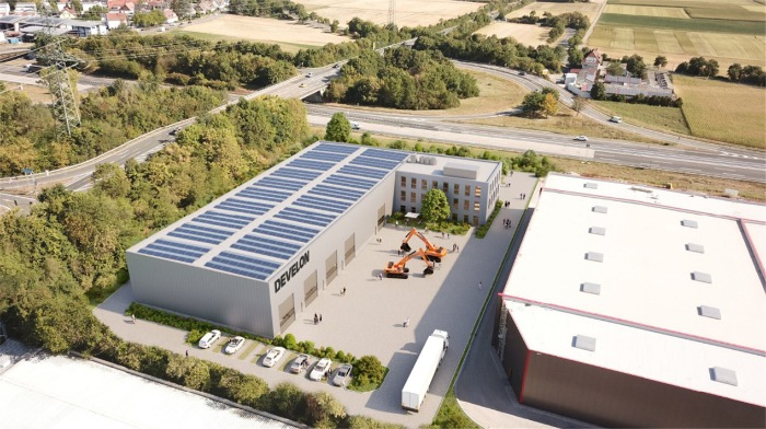 HD　Hyundai　Infracore's　German　subsidiary　building　image 