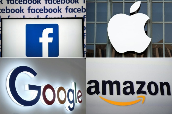 Big Tech companies' logos