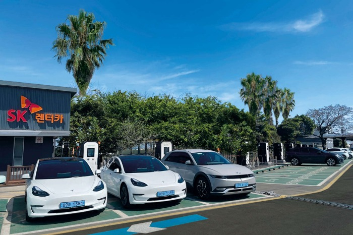 SK Rent-a-Car to replace internal combustion engine cars with EVs
