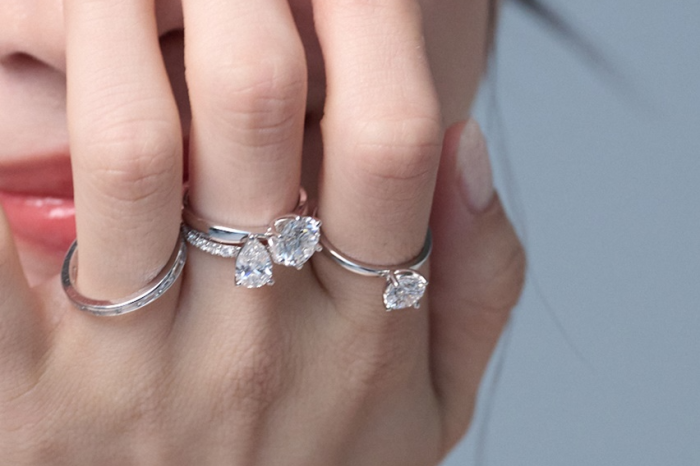 Lab-grown　diamond　rings　by　Lloyd,　a　jewelry　brand　under　E-Land　Group　(Courtesy　of　Lloyd)