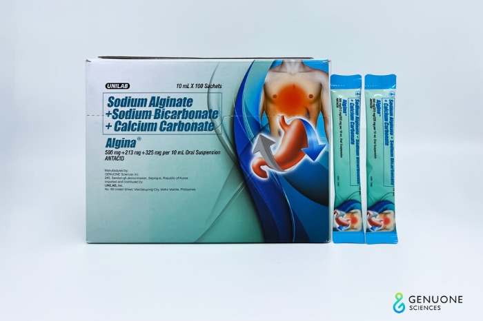 Antiacid manufactured by Genuone Sciences (Courtesy of Genuone Sciences)