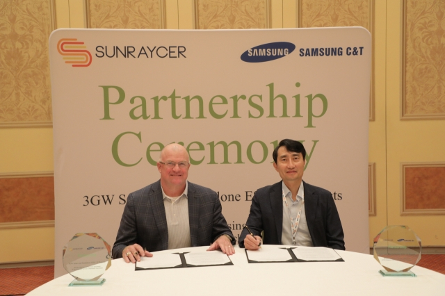 Samsung　C&T　sells　3GW　solar　energy　project　in　US　to　local　firm　