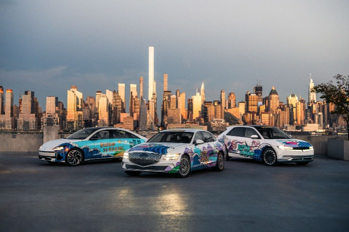 Hyundai　promotes　Busan’s　bid　for　2030　Expo　in　New　York　with　art　cars