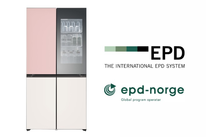 LG's　refrigerator　receives　Int'l　EPD　certification　