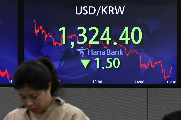 USD/KRW　rate　closing　on　Sept.　18,　2023　(Courtesy　of　News1　Korea)