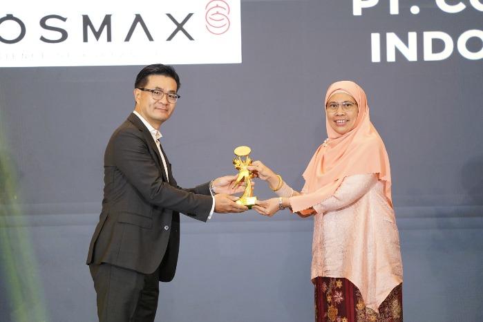 Cosmax dari Korea Selatan memenangkan penghargaan Halal di Indonesia