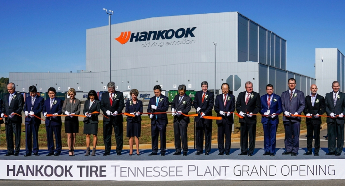 Hankook　Tire　opened　its　Tennessee　plant　in　2017