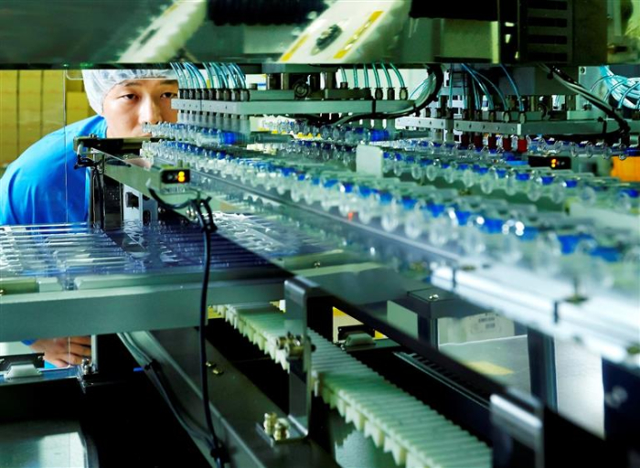 SK Chemicals' pharmaceutical production line