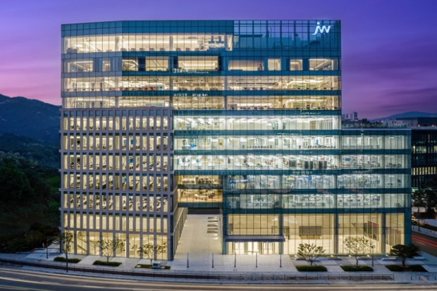 The　headquarters　of　JW　Pharmaceutical　in　Gwacheon