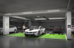 LG Uplus, Hanwha unveil ceiling-mounted EV charging system