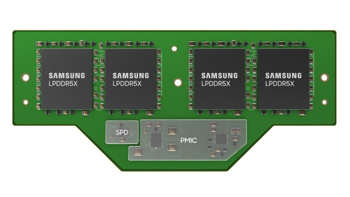 Samsung　Electronics'　LPCAMM　(Courtesy　of　Samsung　Electronics) 