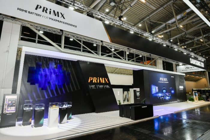 Samsung　SDI　booth　at　IAA　2023　in　Germany　(Courtesy　of　Samsung　SDI) 