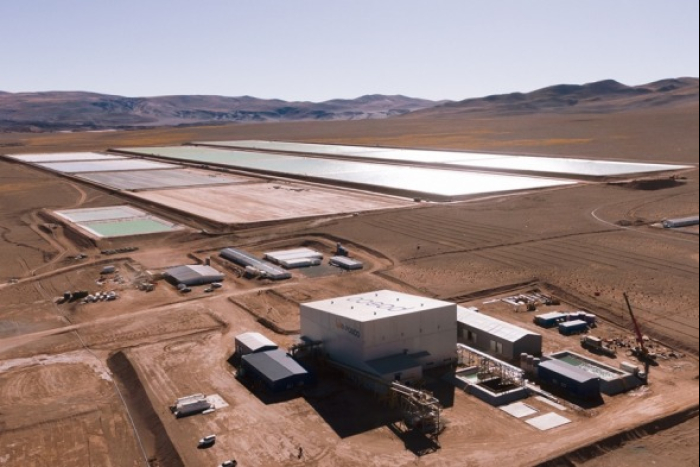 POSCO's lithium mining plant near the Salar del Hombre Muerto salt flat in northern Argentina