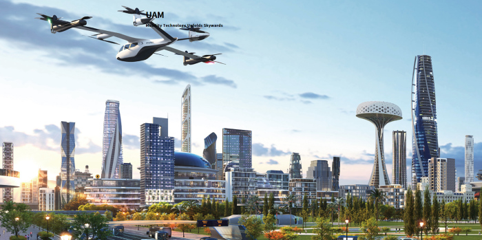 An urban air mobility concept (Courtesy of Hyundai Motor)