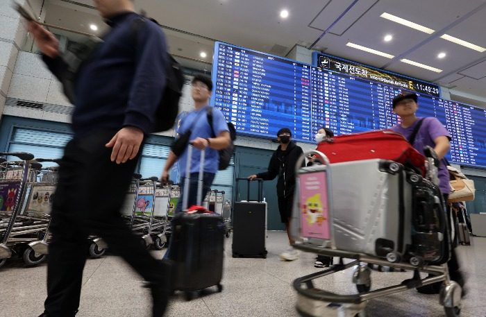 The Incheon International Airport on Oct. 2, 2023