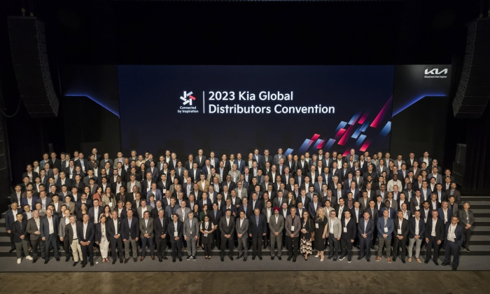 Participants of the 2023 Kia Global Distributors Convention (Courtesy of Kia)