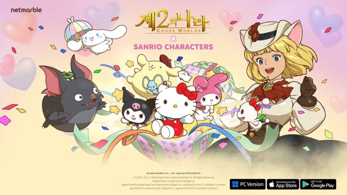 Netmarble’s　collaboration　with　Sanrio　for　an　update　of　Ni　no　Kuni:　Cross　World　(Courtesy　of　Netmarble)