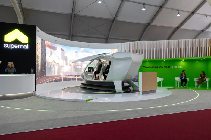 Supernal's eVTOL aircraft concept at Seoul ADEX 2023