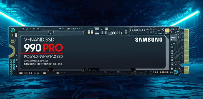 Samsung　Electronics'V-NAND　990　Pro　2　(Photo　captured　from　Samsung　Electronics　website)
