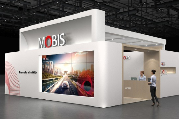 Hyundai　Mobis　booth　in　Japan　Mobility　Show　2023　(Courtesy　of　Hyundai　Mobis)