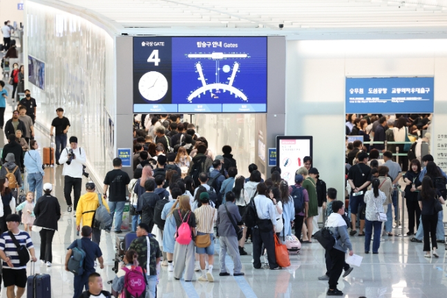 S.Korean　airlines　see　12.87　mn　int’l　passengers　in　Q3　2023